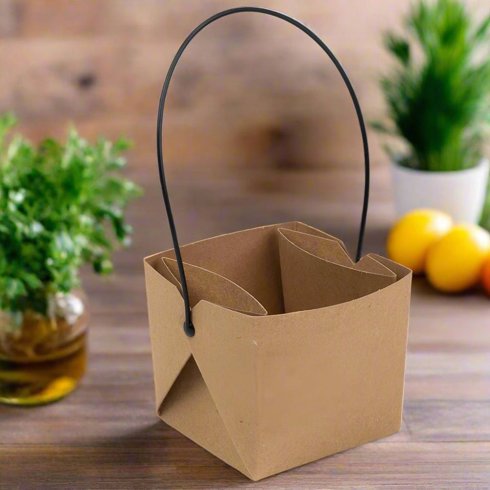 Pungi cu mâner și strat impermeabil (set 50 buc) - CraftUp