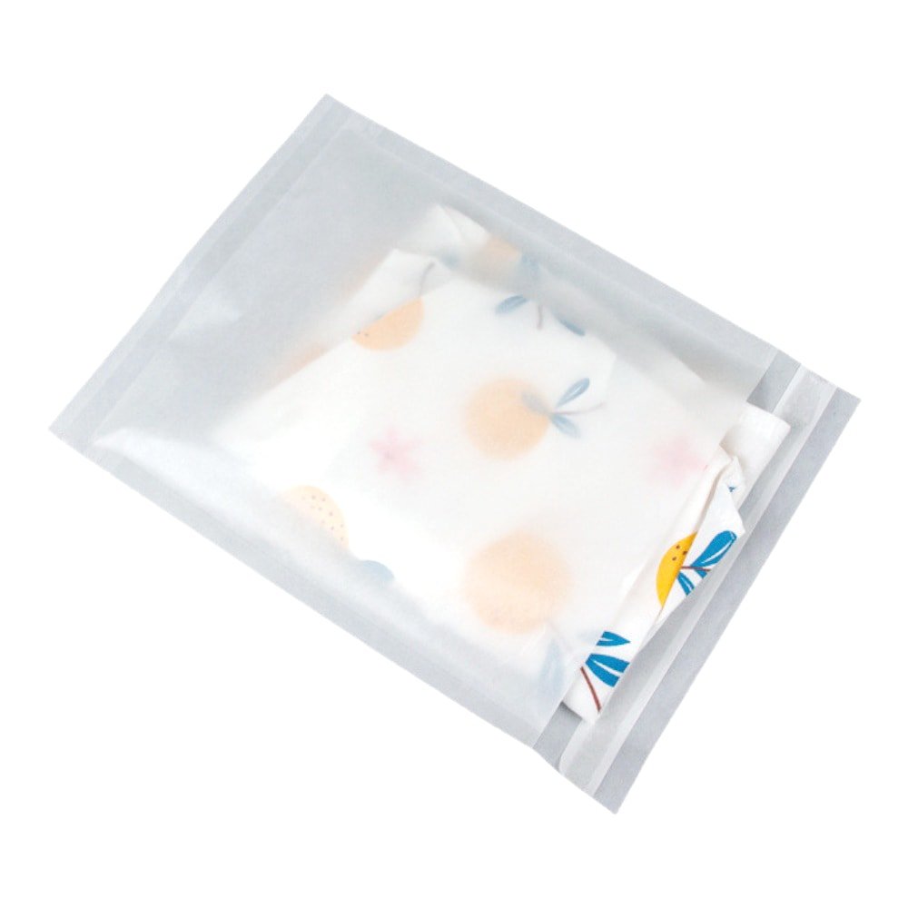 Pungi hârtie mate cu clapetă adezivă (set 50 buc) - CraftUp