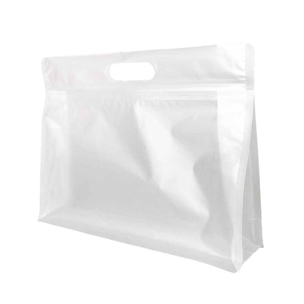 Pungi stand up mate reutilizabile cu fermoar și maner (set 50 buc) - CraftUp