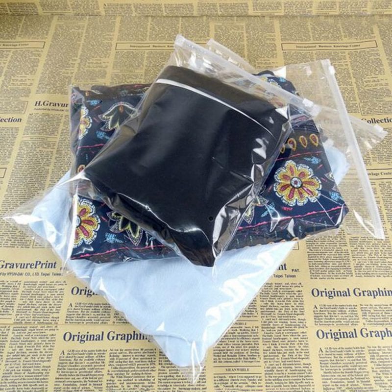 Pungi transparente reutilizabile cu închidere tip cursor (set 50 buc) - CraftUp