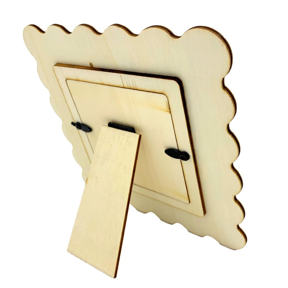 Ramă foto lemn - ondulată - CraftUp