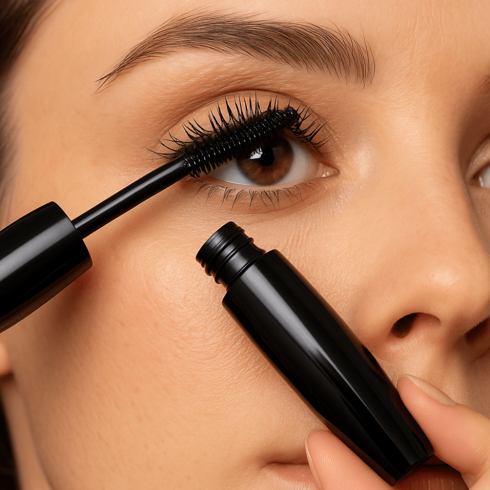 Recipient negru cu aplicator periuță 20ml - CraftUp