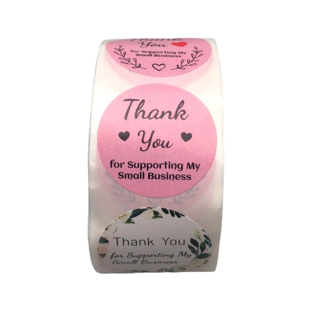 Rolă 500 stickere rotunde 2.5cm - mix modele 2 - CraftUp