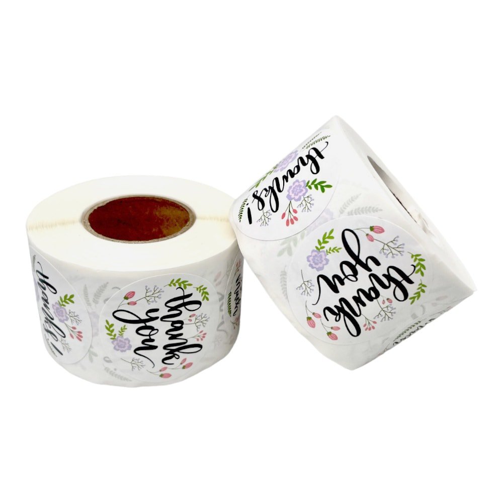 Rolă 500 stickere rotunde 3.8cm - mix modele 7 - CraftUp