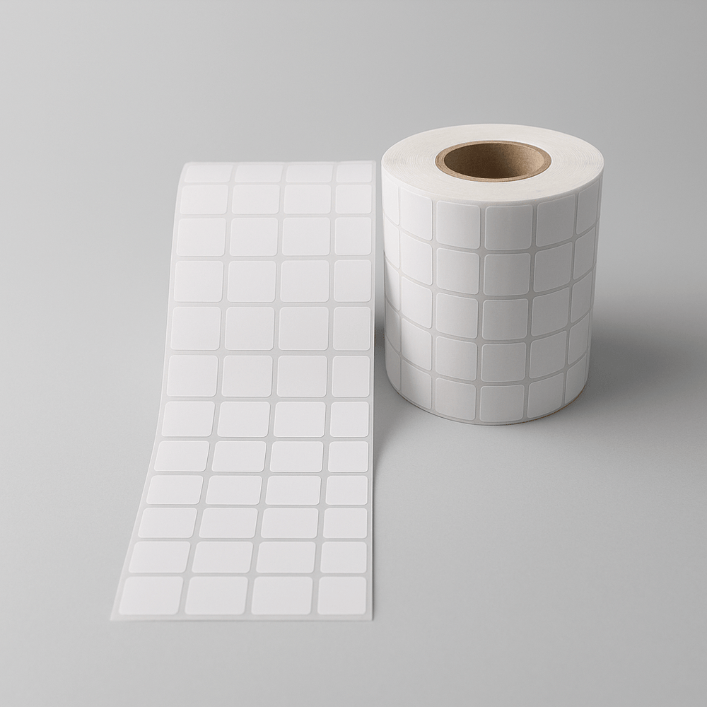 Rolă cu etichete dreptunghiulare autoadezive (10000 buc/rola) - CraftUp