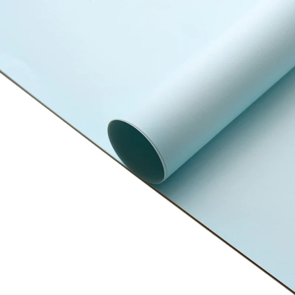 Rolă hârtie de ambalat decorativă uni - bleu 58cm x 13.5m - CraftUp