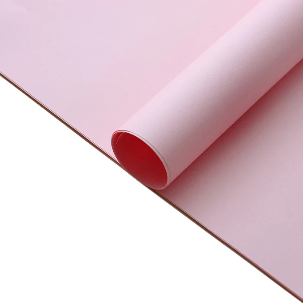 Rolă hârtie de ambalat decorativă uni - roz 58cm x 13.5m - CraftUp