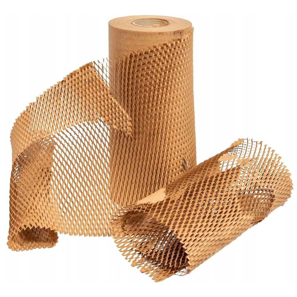 Rolă hârtie kraft fagure 50cm x 50m - maro - CraftUp