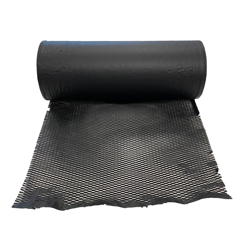 Rolă hârtie kraft fagure 50cm x 50m - negru - CraftUp