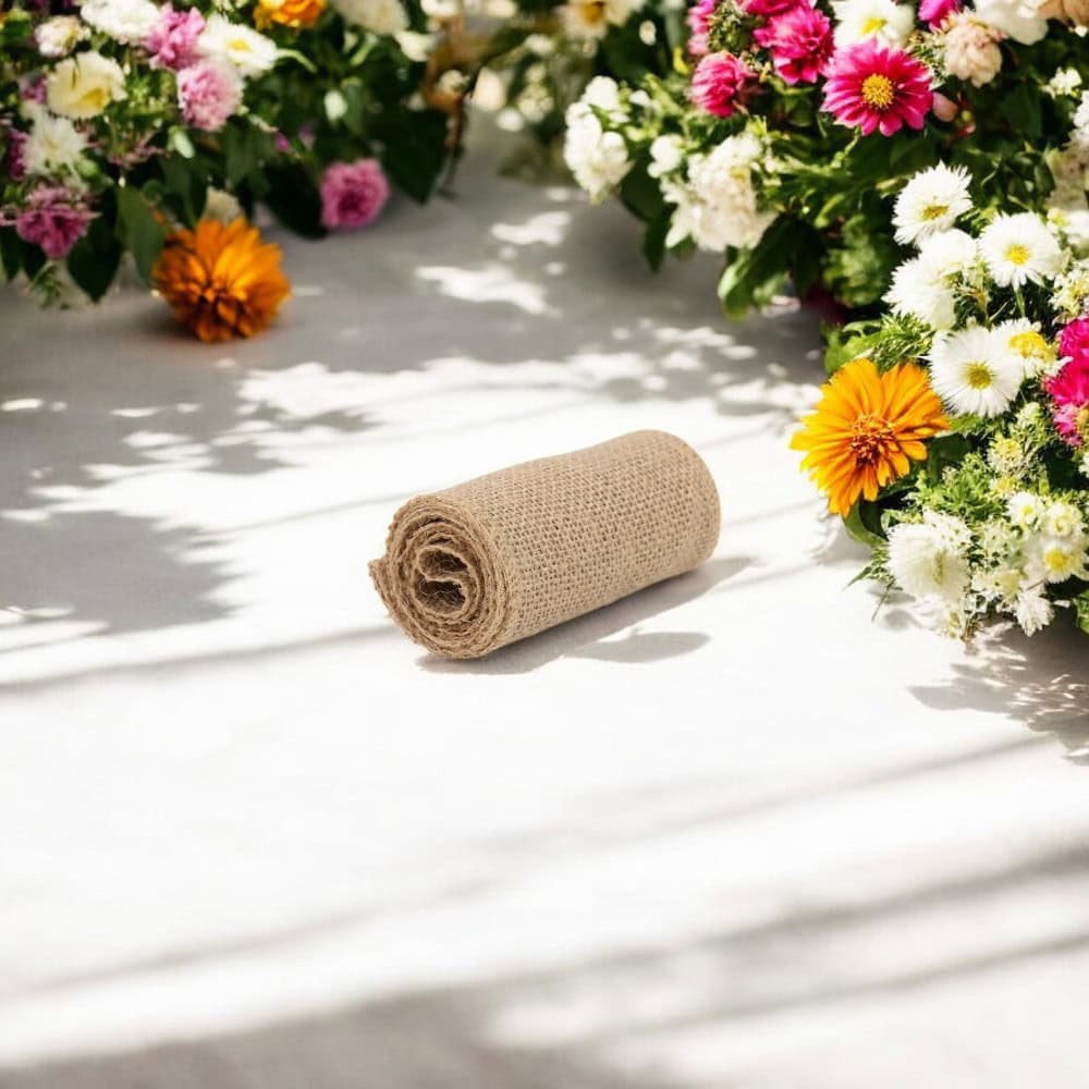 Rola iută 10cm x 1m - Maro - CraftUp