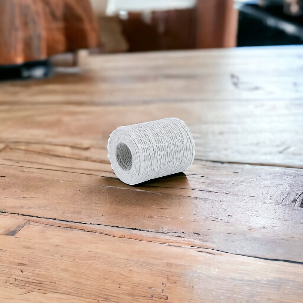 Rolă sfoară hartie 200m - Alb - CraftUp