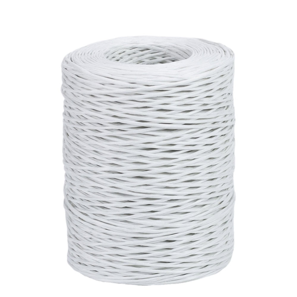 Rolă sfoară hartie 200m - Alb - CraftUp