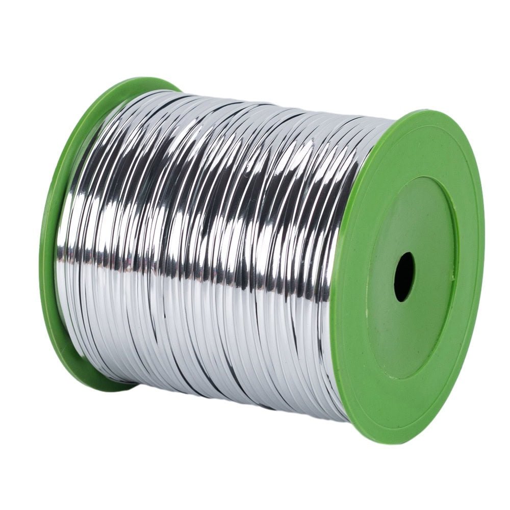 Rolă sfoară metalizată 275m - Argintiu - CraftUp