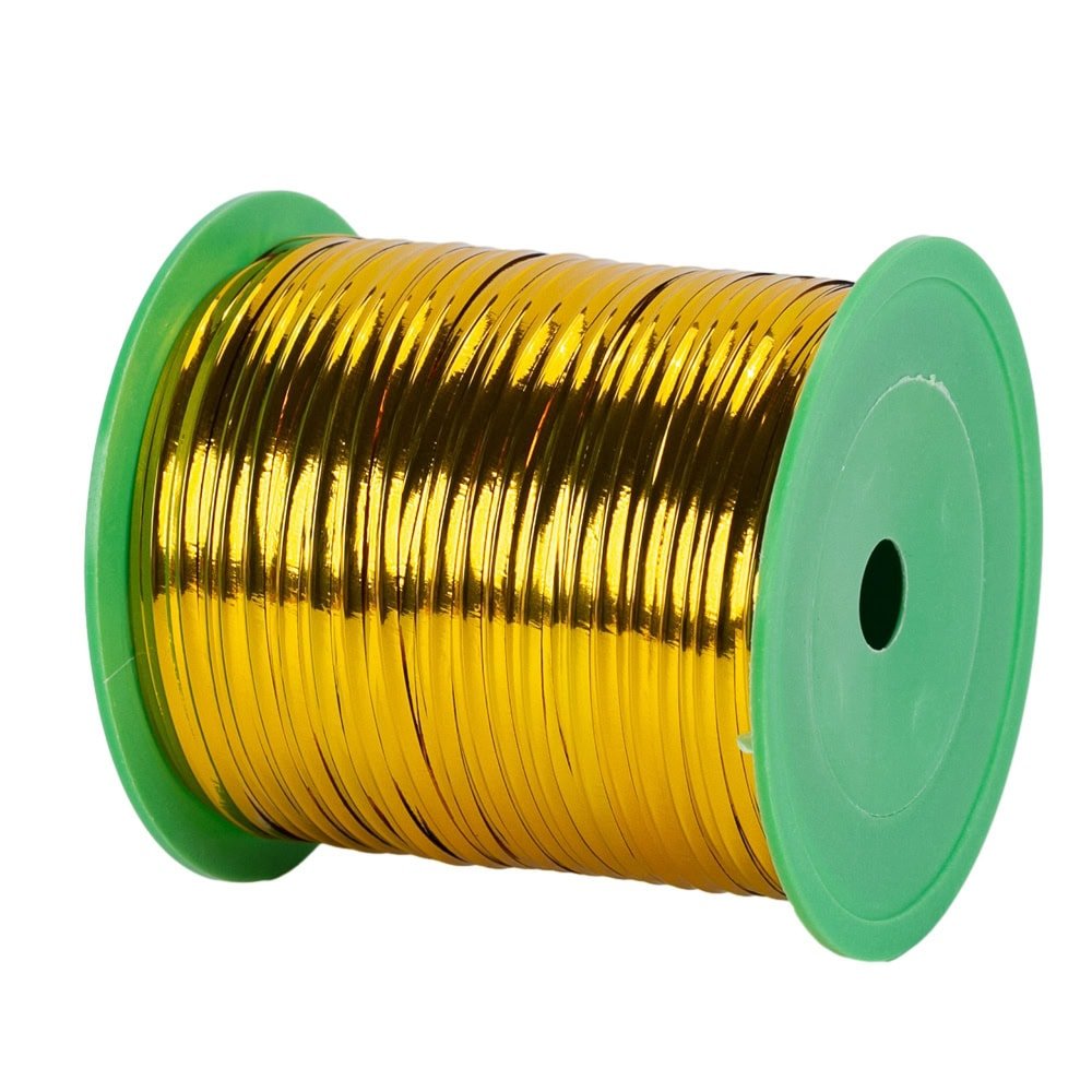 Rolă sfoară metalizată 275m - Auriu - CraftUp