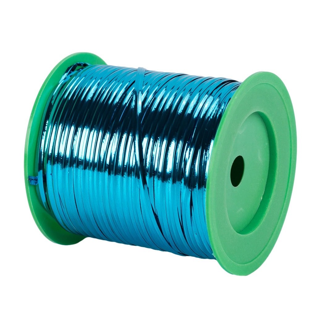 Rolă sfoară metalizată 275m - Turcoaz - CraftUp