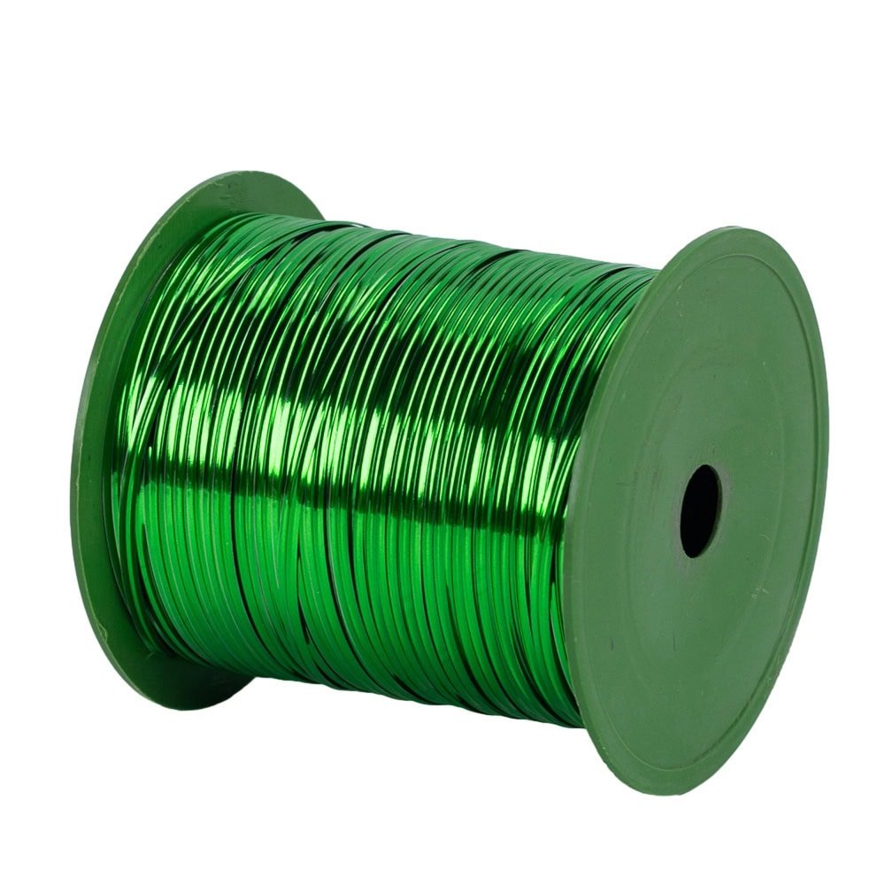 Rolă sfoară metalizată 275m - Verde - CraftUp