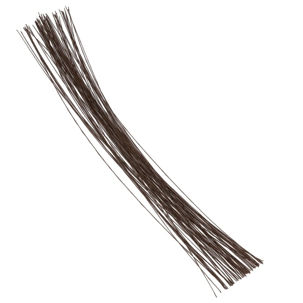 Sârmă floristică - Maro (set 40 buc) - 0.55mm x 45cm - CraftUp