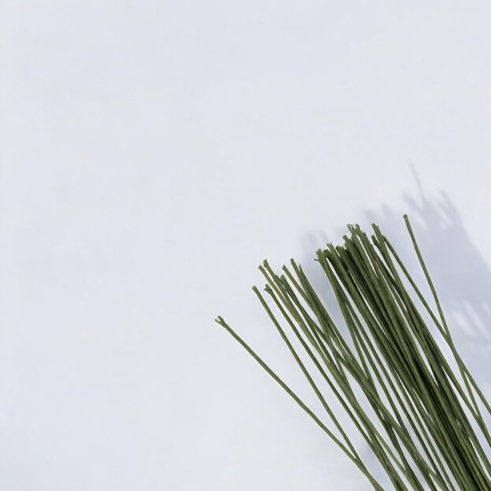 Sârmă floristică - Verde (set 40 buc) - 0.9mm x 45cm - CraftUp