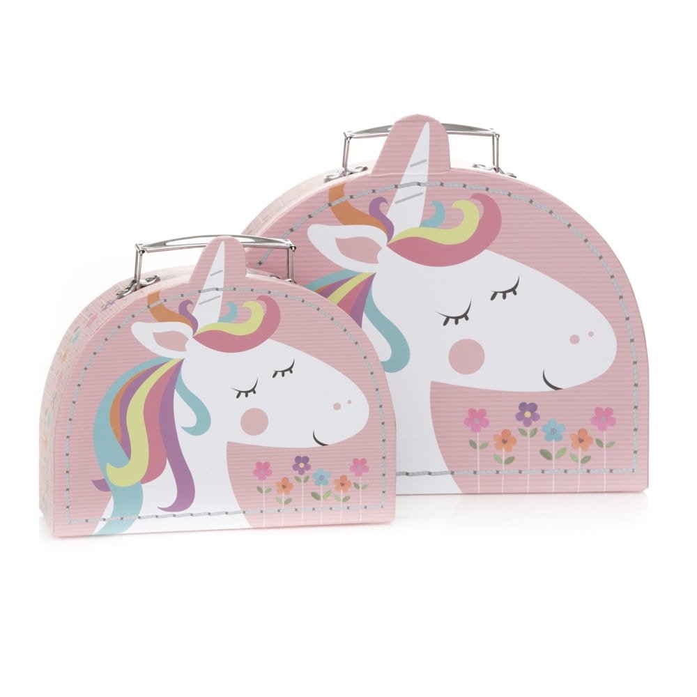 Set 2 cutii pentru copii - model unicorn - CraftUp