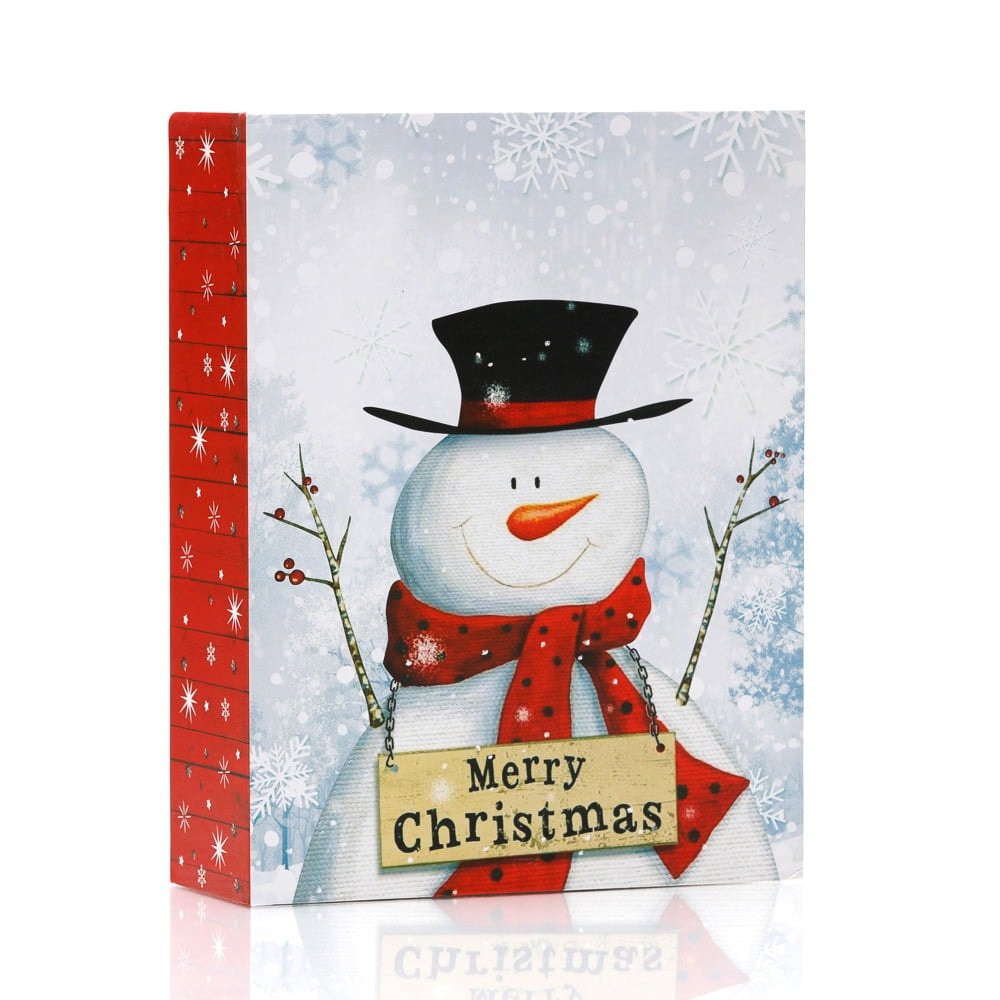 Set 3 cutii carte de Crăciun – model om de zăpada - CraftUp