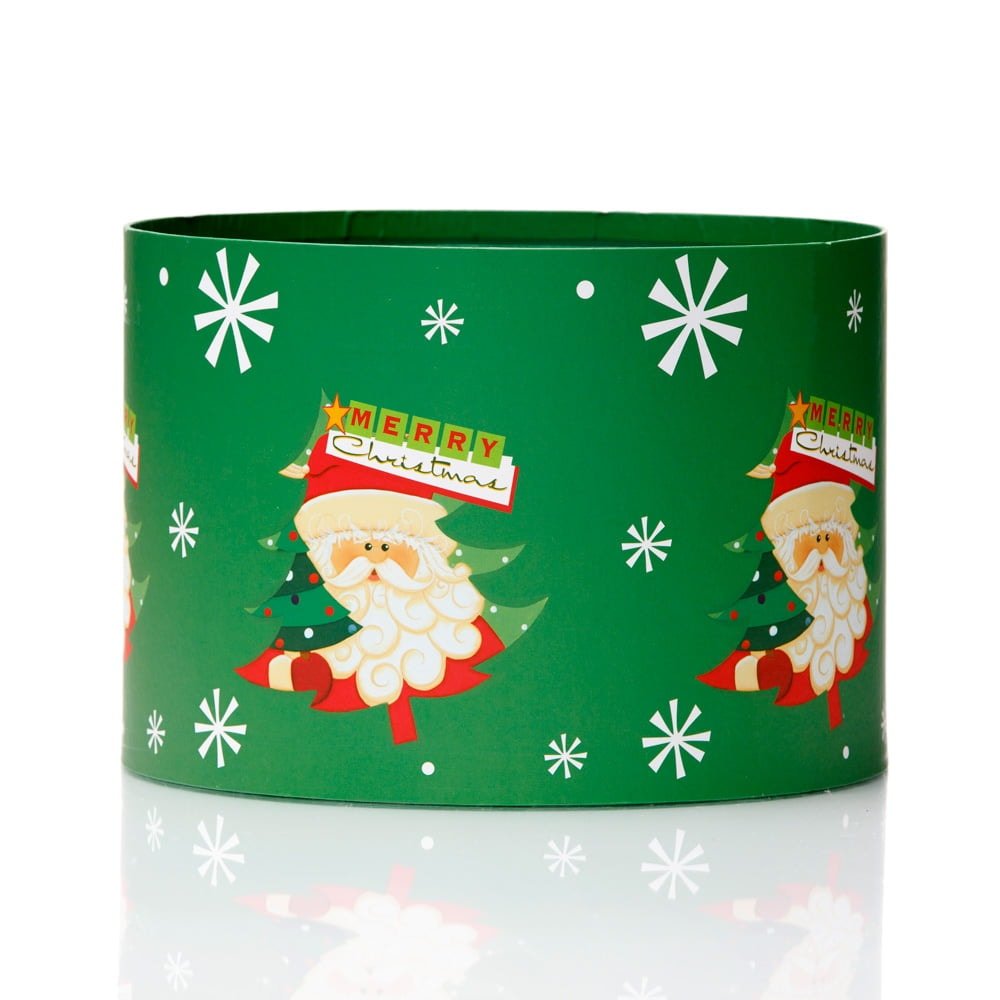 Set 3 cutii rotunde Crăciun – Moș plimbăreț - CraftUp