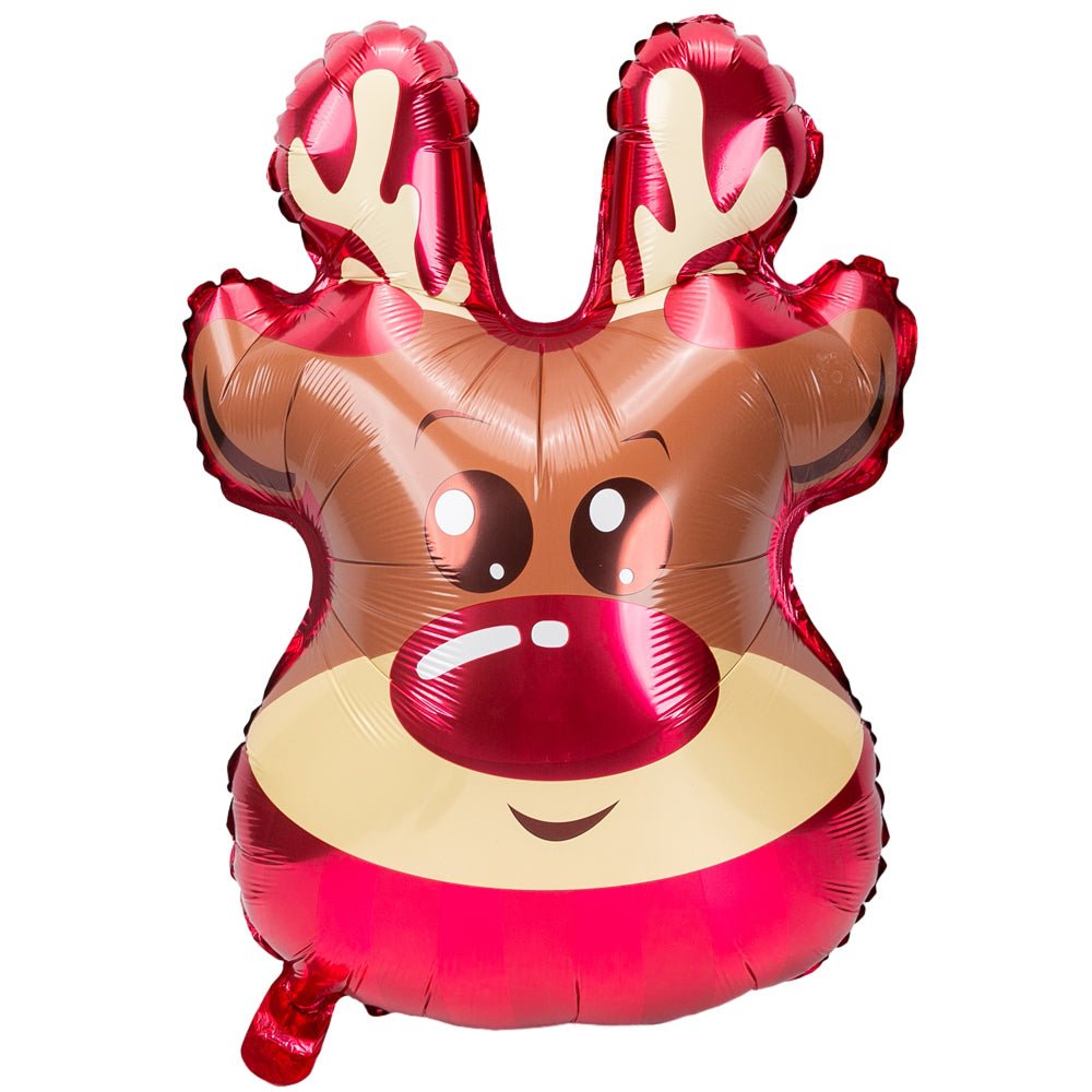 Set baloane folie Crăciun în formă de Ren (set 25 buc) - CraftUp