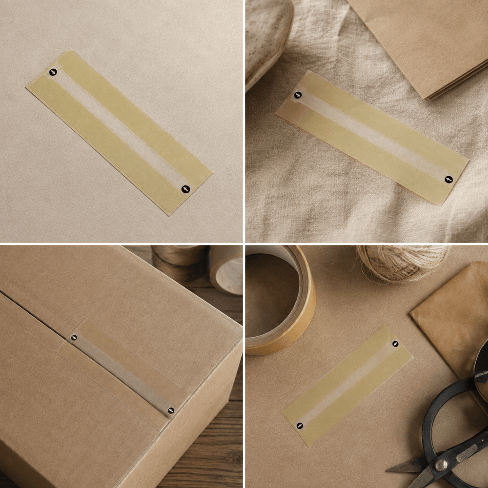 Sigilii adezive de securitate - transparent (set 10 buc) - CraftUp