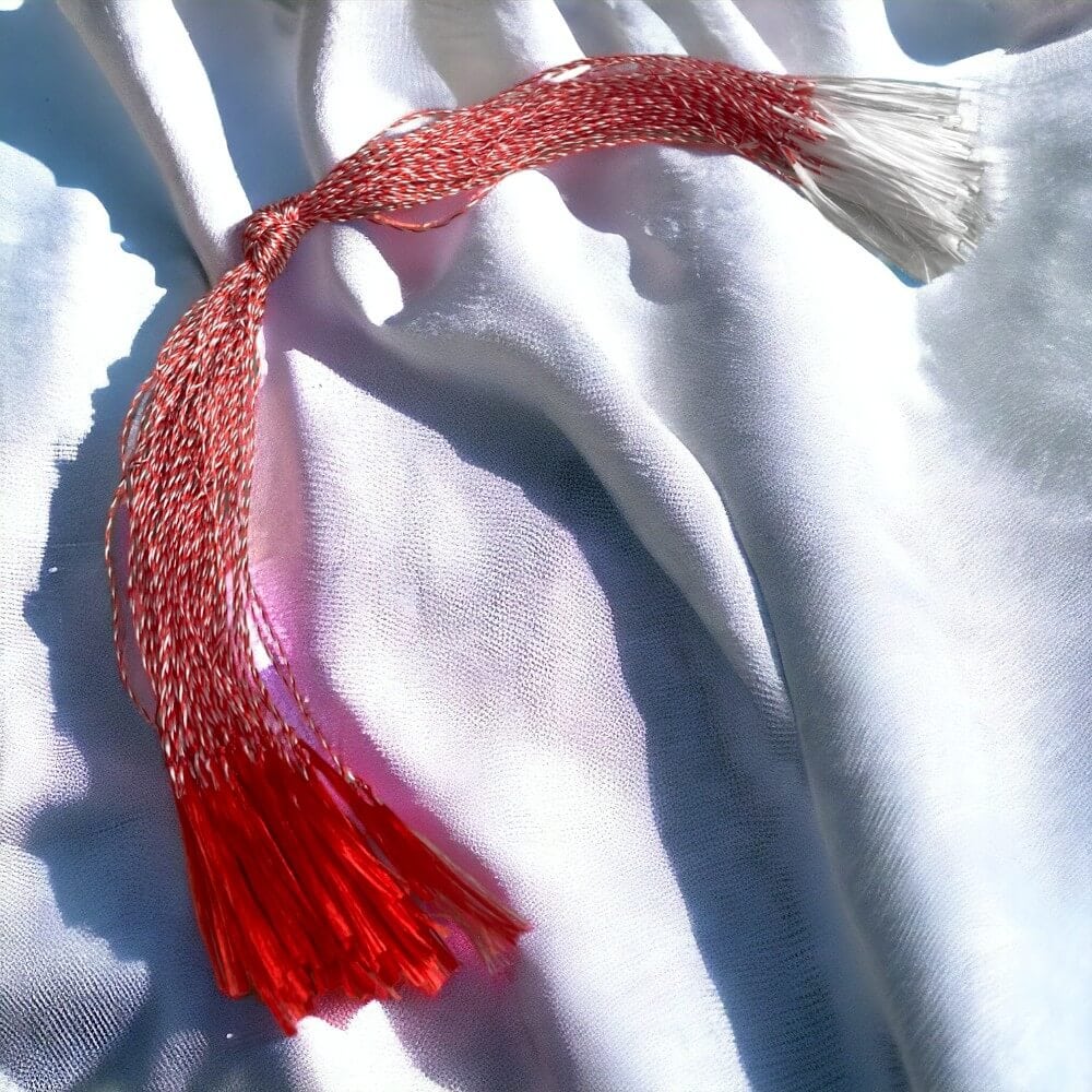 Șnur mărtișor subțire 38cm (set 100 buc) - CraftUp