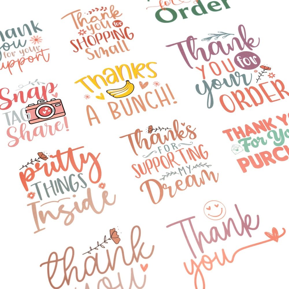 Stickere 12 modele diferite cu mesaj - model 5 mix (set 120 buc) - CraftUp