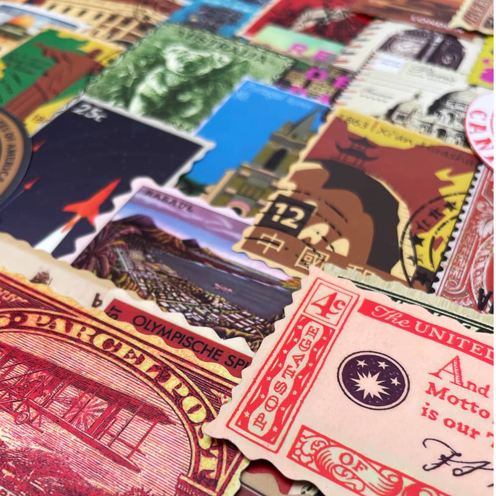 Stickere mici din hârtie - temă călătorie - CraftUp