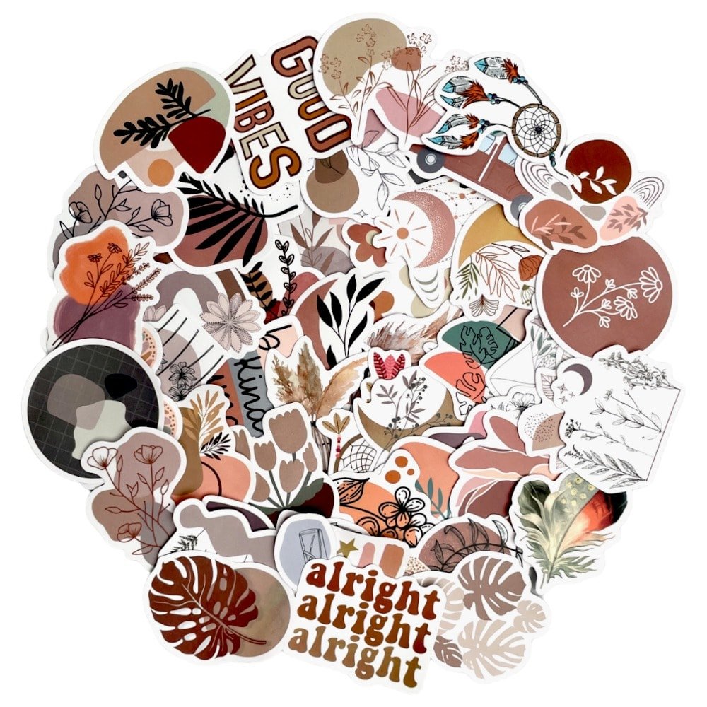 Stickere mici din hârtie - temă florală - CraftUp