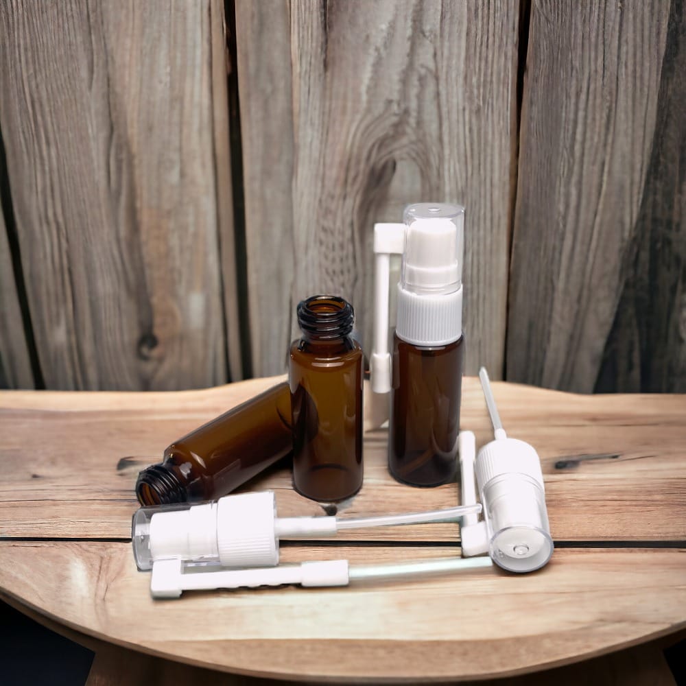 Sticluță ambră reutilizabilă cu pompă pentru gât - CraftUp