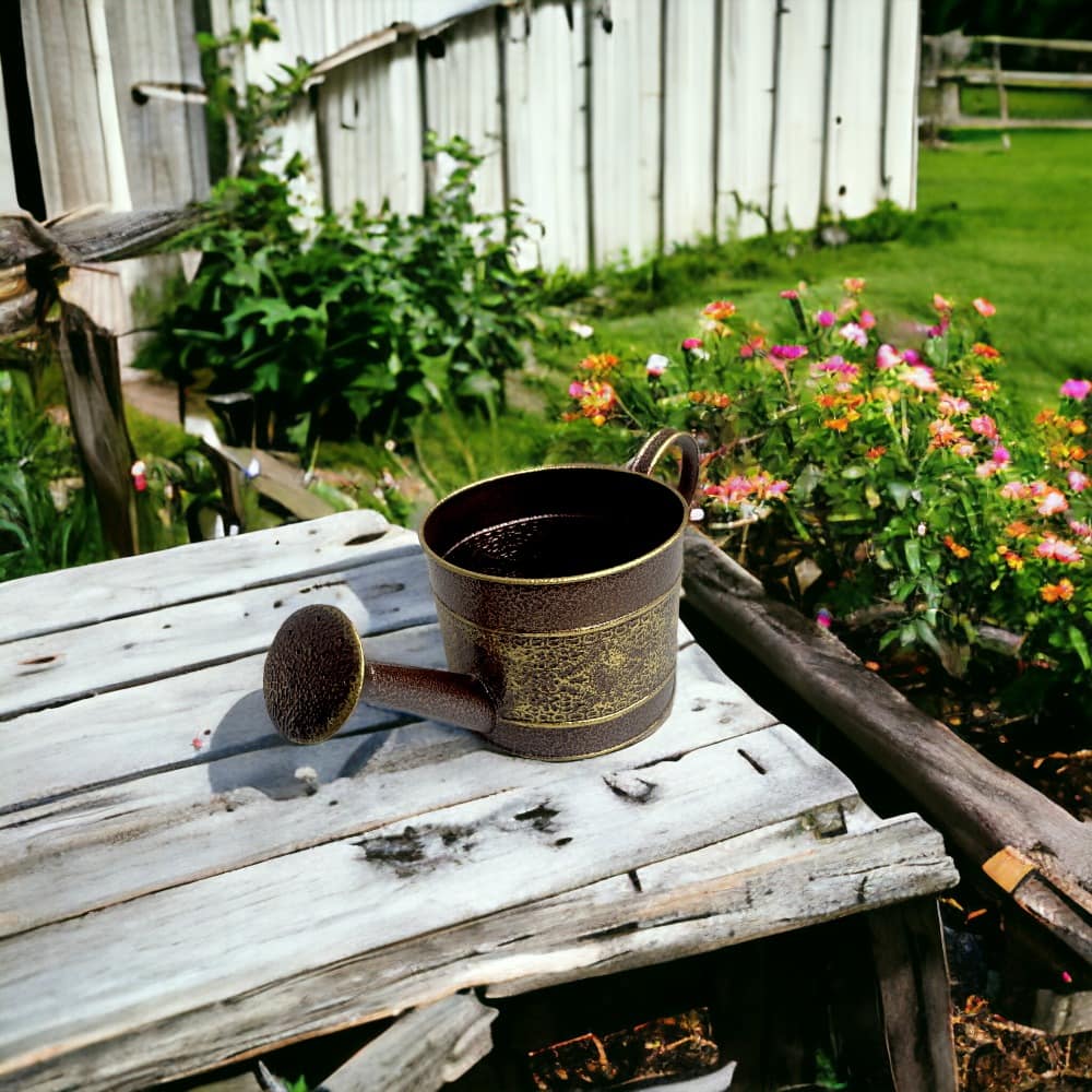 Stropitoare metal model vintage 1 - cafeniu 13x10.5x29cm - CraftUp