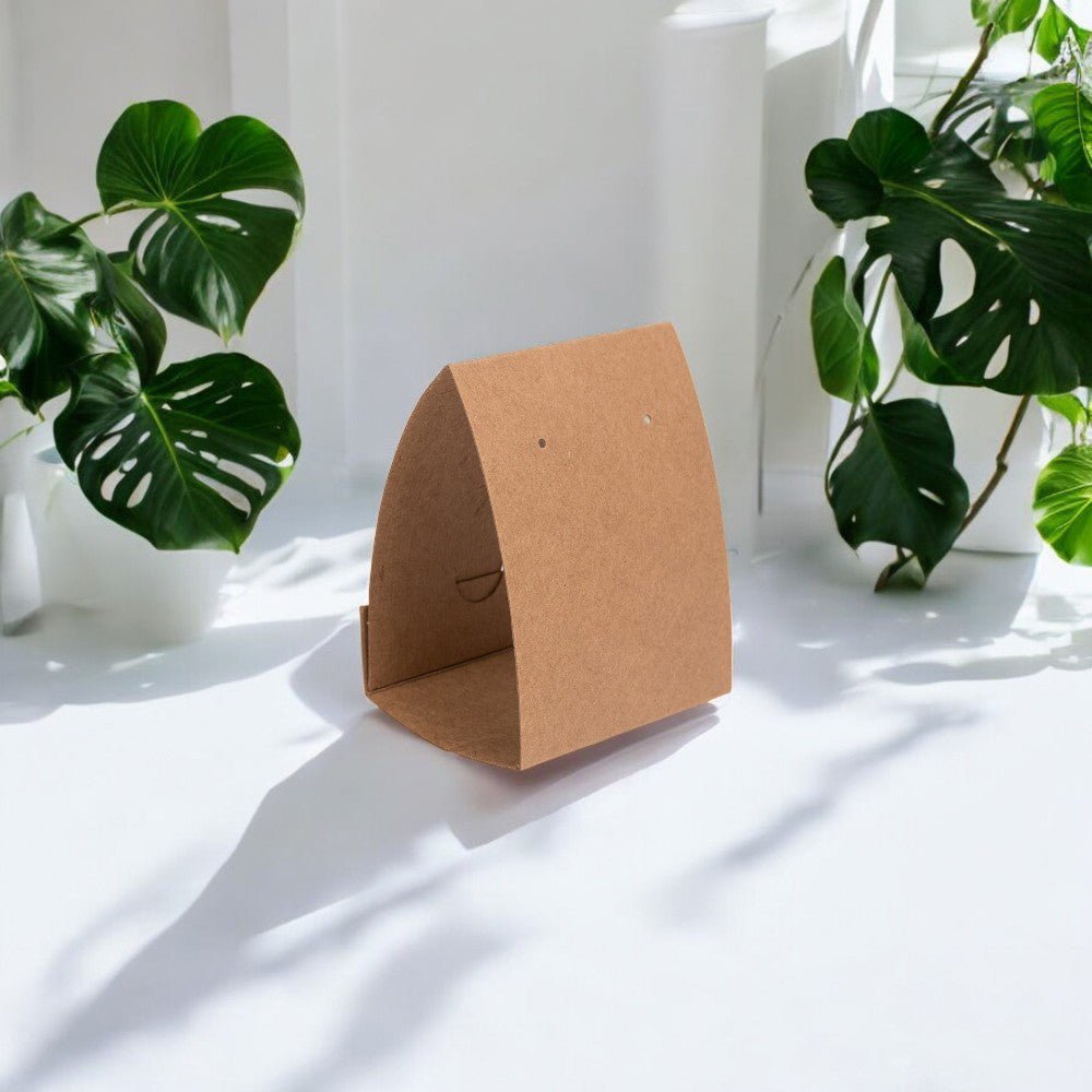 Suport pentru bijuterii - kraft (set 100 buc) 6.4x24cm - CraftUp