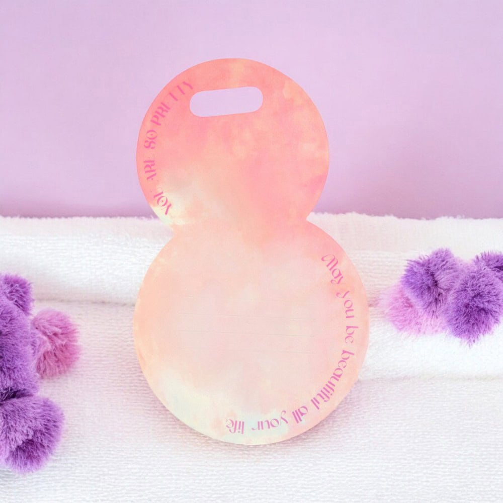 Suport rotund pentru flori - roz (set 10 buc) - CraftUp